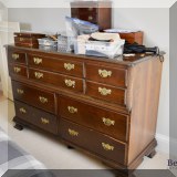 F41. Pennsylvania House double dresser. 35”h x  
